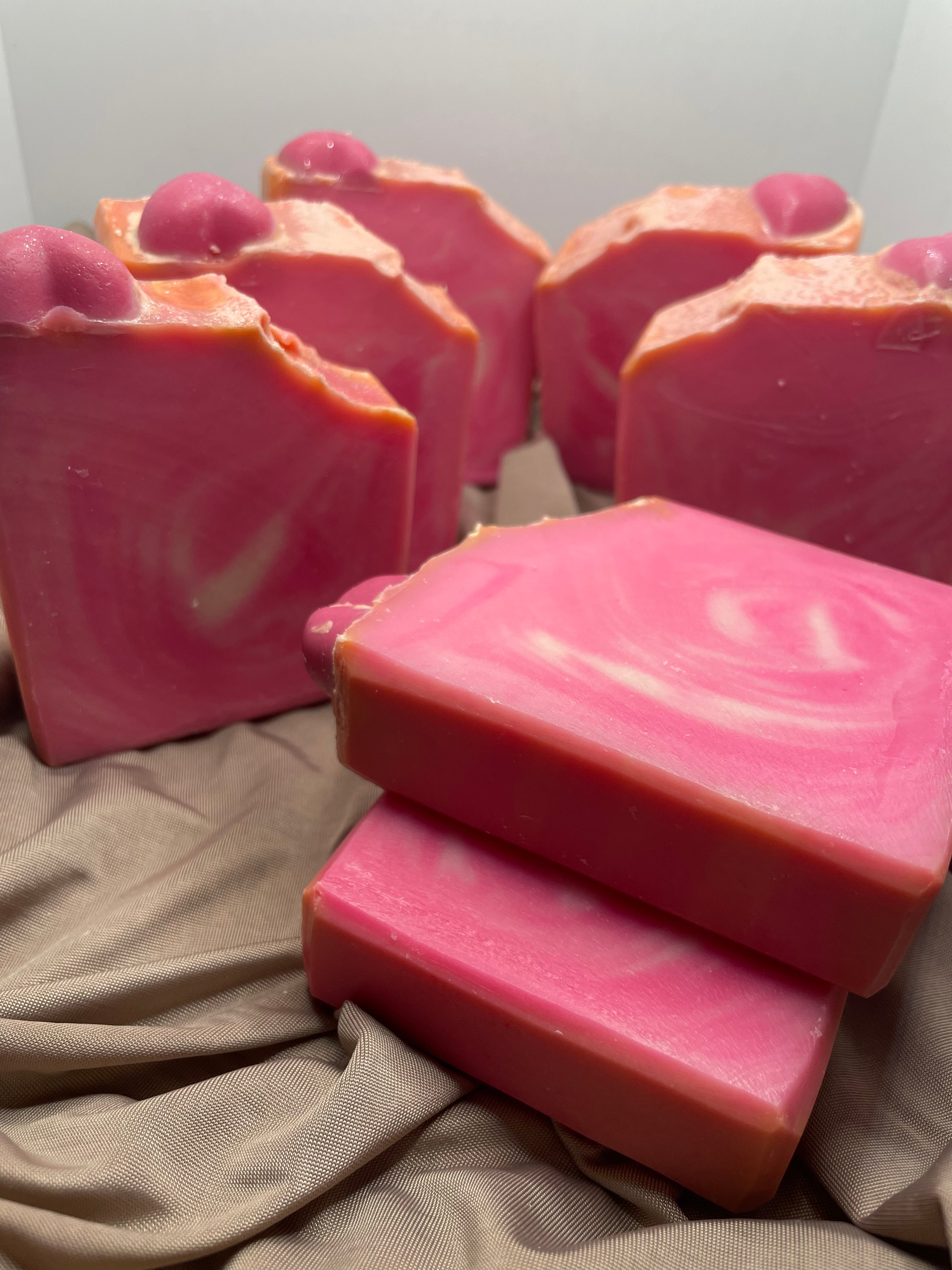 Swirled Rose Soap