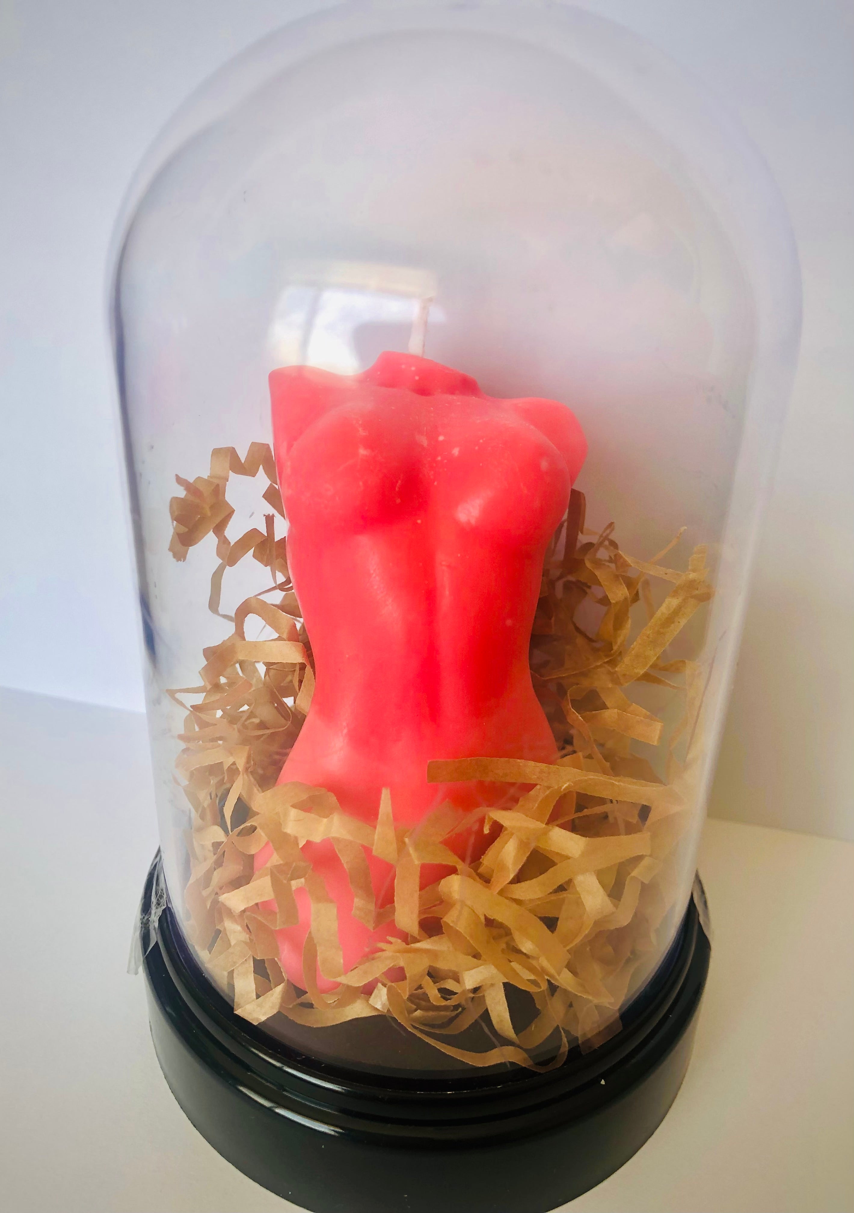 Candle "Female  body " scented Apple cinnamon